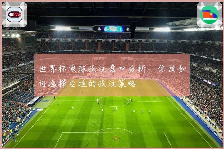 世界杯滚球投注盘口分析，你该如何选择合适的投注策略